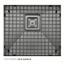 Захисна решітка на дно мийки PGKS 430x390 NANO GRAPHITE