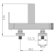 Змішувач для ванни Alvi 30402 Graphite